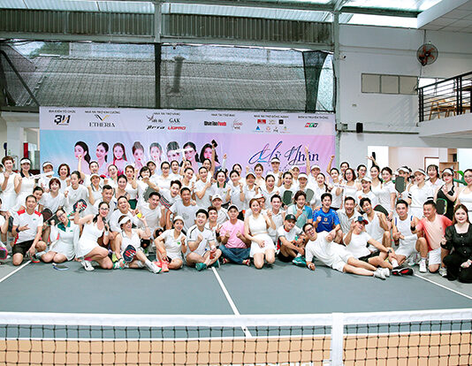 Giải Pickleball “Mỹ Nhân Đại Chiến Mùa 2” – Tranh Cúp ETHERIA diễn ra thành công tốt đẹp, lan tỏa tinh thần thể thao